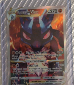 Pokemon Lucario VSTAR SWSH291 Promo Holo Sword & Shield English TCG Card - Image 1