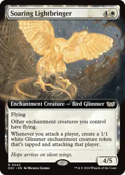 Soaring Lightbringer (Extended Art) - Commander: Duskmourn: House of Horror - Image 1