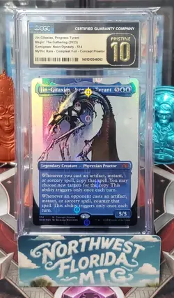 CGC 10 - Kamigawa NEO - Jin-Gitaxias, Progress Tyrant (Compleat Foil) Concept - Image 2