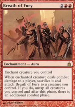 1x Breath of Fury Heavy Play MTG Magic - Kid Icarus - - Image 1