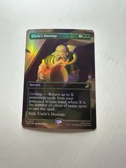 Uncle's Musings NM Foil Borderless Avatar: The Last Airbender Mtg Near Mint - Image 1