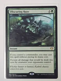 Mtg - Obscuring Haze - Commander 2020 (C20) - Rare - #61 - NM - Image 1