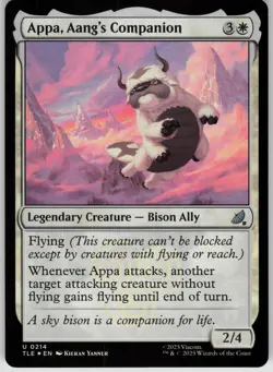 MTG Appa Aang's Companion Foil NM Avatar Last Airbender: Eternal Legal Magic 214 - Image 1