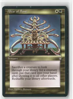 Altar of Bone Ice Age MTG LP Minor Print Error - Image 1