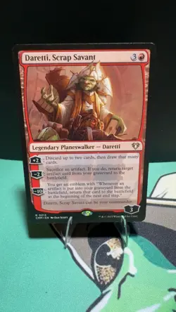 Daretti, Scrap Savant 213 Rare Commander Masters Magic: The Gathering LP - Image 1