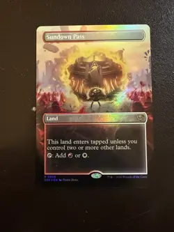Sundown Pass (Borderless) Secrets of Strixhaven Foil - Image 1
