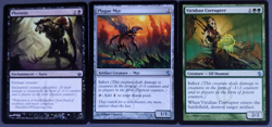 Infect MTG Lot Plague Myr – Phyresis Viridian Corrupter | Mirrodin Besieged NM - Image 1