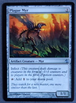 Infect MTG Lot Plague Myr – Phyresis Viridian Corrupter | Mirrodin Besieged NM - Image 2