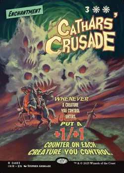 Cathars' Crusade- Innistrad Remastered Showcase Foil MTG-NM - Image 1
