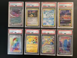 Pokemon PSA Graded Lot Of 8 Pikachu, Wailord(JP) And More! - Image 1