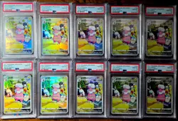 Lot of 10: Pokemon Japanese SWSH Vmax Climax #194 Flaaffy PSA 10 Gem Mint Elesa - Image 1