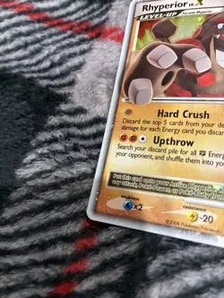 Rhyperior LV.X DP29 Ultra Rare, Diamond Pearl Black Star Promo, Pokemon Card, HP - Image 5