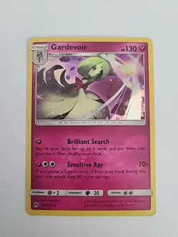 Pokemon 2018 Lost Thunder Gardevoir 141/214 Holo Rare Played - Image 1