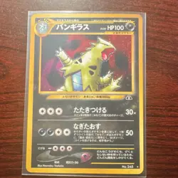 Pokemon Tyranitar 248 Crossing the Ruins... Holo Rare Japanese Card - Image 1