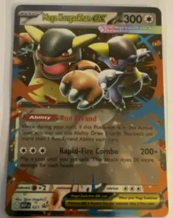 Pokemon Mega Kangaskhan EX 104/132 Me01 Mega Evolution Holo Double Rare Eng - Image 1