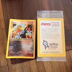 2001 WOTC POKEMON MOVIE ENTEI #34 BLACK STAR PROMO REVERSE HOLO SEALED - Image 2