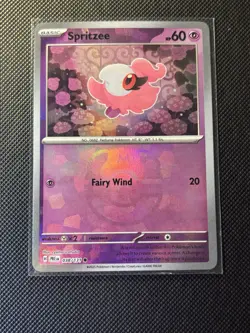 Pokemon TCG Spritzee (Master Ball) 038/131 SV: Prismatic Evolutions Common NM - Image 1