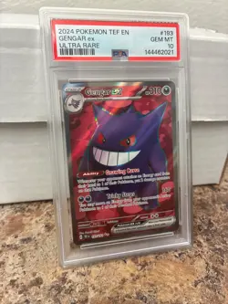 PSA 10 GEM MINT 2024 POKEMON GENGAR EX 193/162 ULTRA RARE TEMPORAL FORCES 🔥🔥 - Image 3