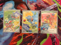 Pokemon TCG First Partner Illustration Collection Series 1 Kanto GEN 1 Starters - Image 1