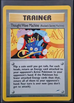 Pokemon - Thought Wave Machine 96/105 -Trainer - Rare - Neo Destiny - Mint - Image 1