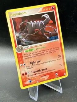 Houndoom 7/115 Stamped Pokemon EX Unseen Forces 2005 Vintaged Reverse Holo LP/MP - Image 1