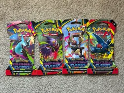 Pokemon Mega Evolutions Phantasmal Flames Sleeved Booster Pack Lot Of 4 Art Set! - Image 2