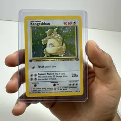 Pokemon TCG Kangaskhan Jungle 5/64 Holo 1st Edition Holo Rare LP/MP - Image 1