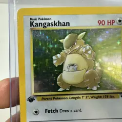 Pokemon TCG Kangaskhan Jungle 5/64 Holo 1st Edition Holo Rare LP/MP - Image 2