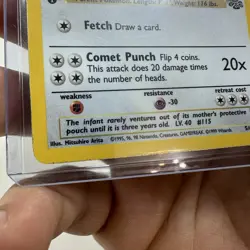 Pokemon TCG Kangaskhan Jungle 5/64 Holo 1st Edition Holo Rare LP/MP - Image 5