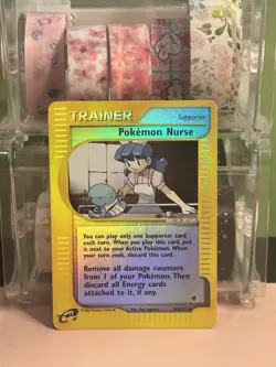 Pokemon Nurse 145/165 Expedition Base Set Reverse Holo - Image 1