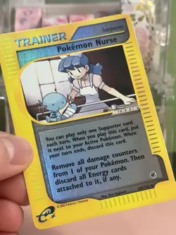 Pokemon Nurse 145/165 Expedition Base Set Reverse Holo - Image 3