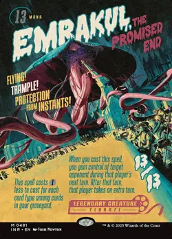 Emrakul, the Promised End- Innistrad Remastered Borderless Regular MTG-NM - Image 1