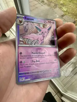 Pokemon TCG Espeon (Master Ball Pattern) 033/131 Sv: Prismatic Evolutions Holo - Image 3