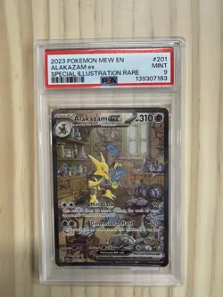 Pokemon Alakazam ex Sv: Scarlet & Violet 151 Illustration Rare PSA 9 2023 - Image 1