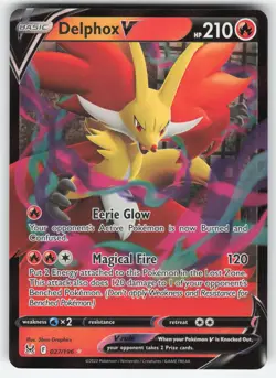 Delphox V 27/196 Pokemon TCG SWSH11: Lost Origin NM - Image 1