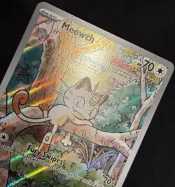 2026 POKEMON PHANTASMMAL FLAMES MEOWTH 106/094 ILLUSTRATION RARE - Image 3