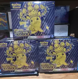 Pokemon Surging Sparks ETB Lot Of 3 Brand New And Sealed - Image 1