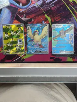 Pidgeot 225/197 Pidgeot 217 Pidgey 207 Pokemon Obsidian Flames NM - Image 1