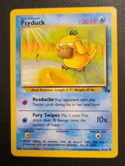 Psyduck 53/62 Fossil Pokemon TCG - Image 1