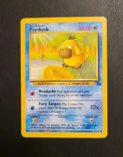 Psyduck 53/62 Fossil Pokemon TCG - Image 2