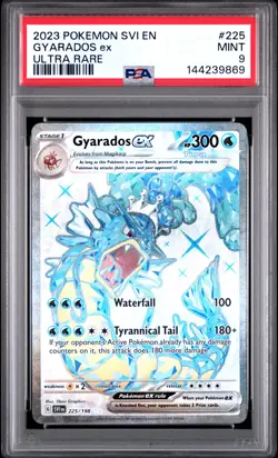 PSA MINT 9 - 2023 POKEMON SVI EN-SCARLET & VIOLET ULTRA RARE 225 GYARADOS ex - Image 1