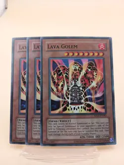 3x Lava Golem RP02-EN082 Retro Pack 2 (2020 Reprint) NM - Image 1