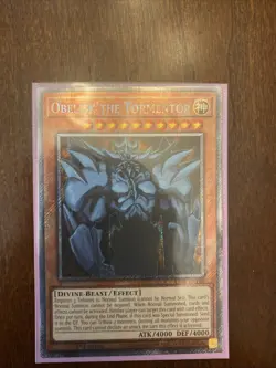Obelisk The Tormentor RA04-EN116 Platinum Secret Rare 1st Edition - Yu-Gi-Oh TCG - Image 1