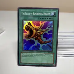 YuGiOh The Flute of Summoning Dragon SDK-042 Super Rare Holo Unlimited - Image 1