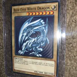 ** BLUE-EYES WHITE DRAGON ** 1ST EDITION (ORIGINAL ART) (LP) LDK2-ENK01 YUGIOH! - Image 1