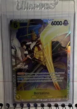 Bandai ONE PIECE Card Game EB04 BORSALINO SR EB04-058 Special Foil 6000 5 Cost - Image 1