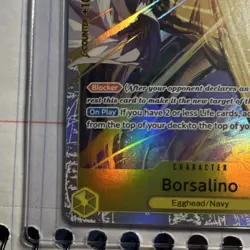 Bandai ONE PIECE Card Game EB04 BORSALINO SR EB04-058 Special Foil 6000 5 Cost - Image 5