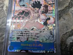 One Piece TCG OP11-118 A Fist of Divine Speed Monkey.D.Luffy (118) (Manga) - Image 3