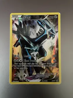 Pokemon TCG Dialga XY77 Full Art Black Star Promo Card - Image 1