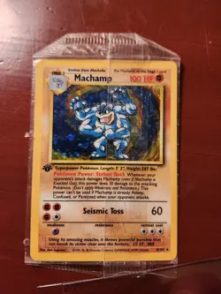 Machamp 1st edition Sealed Base 8/102. Pokemon Card TCG 1999 - Image 2
